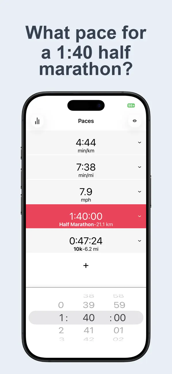 Screenshot #3 pour Paces - Easy Pace Conversions