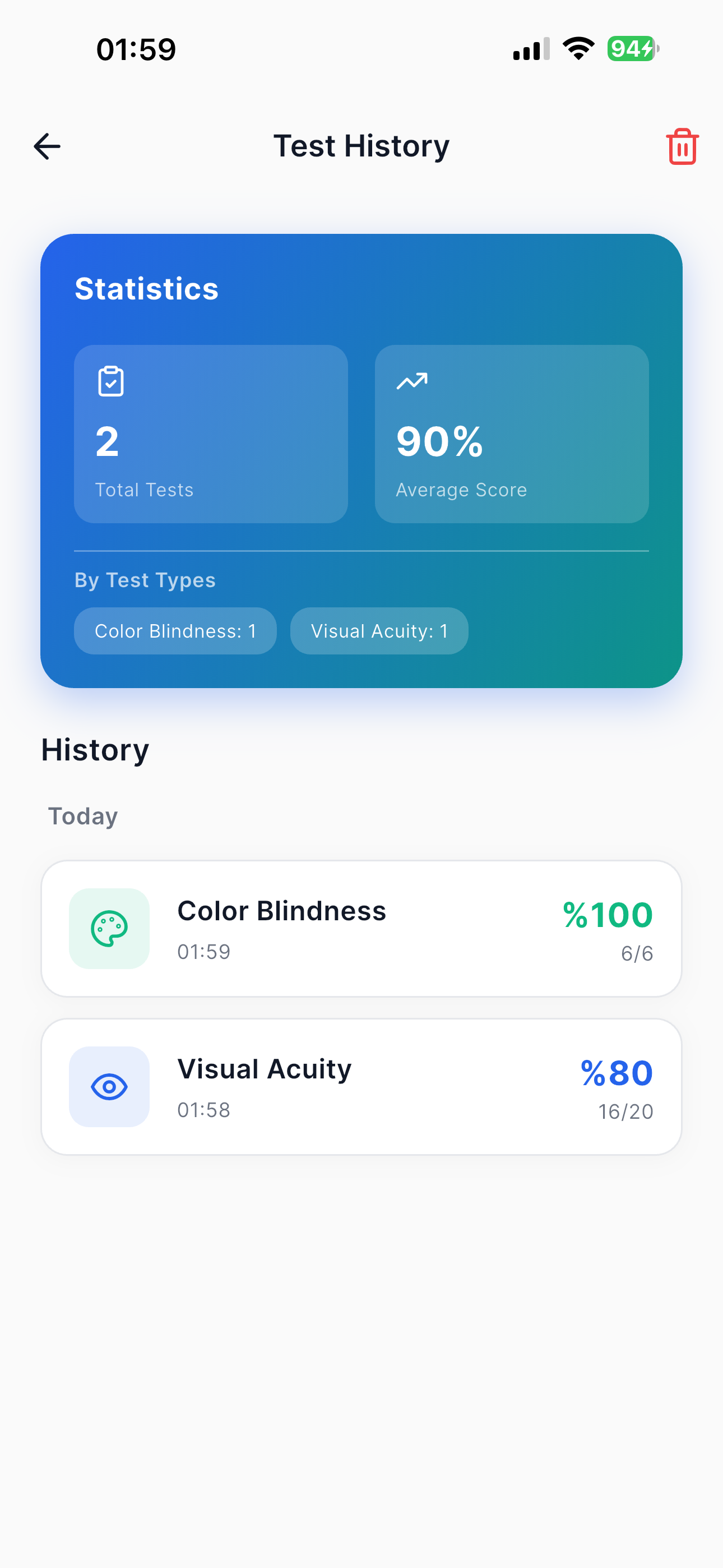 Eye Test – Vision & Exercises screenshot 9