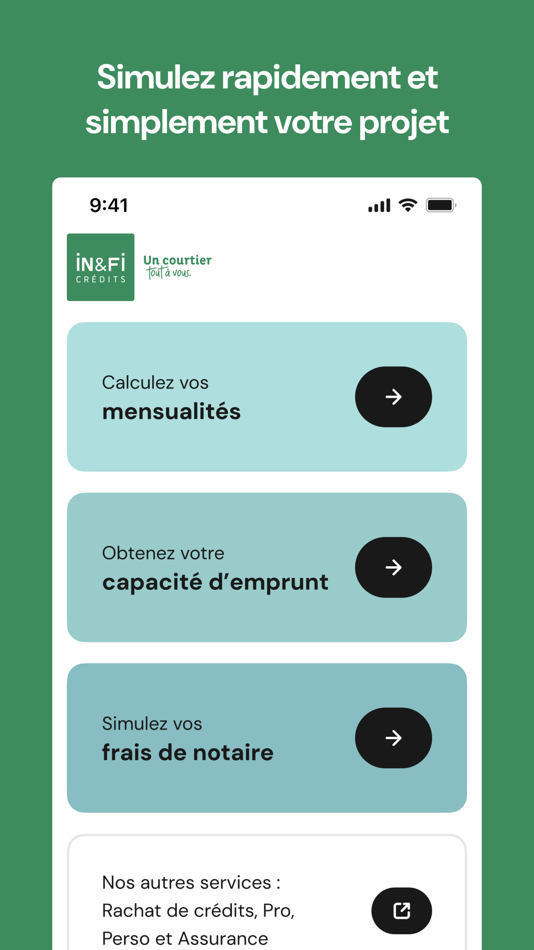 #1. IN&FI Crédits - Simulateurs (iOS) 由: GLOBAL FRANCHISE CREDIT