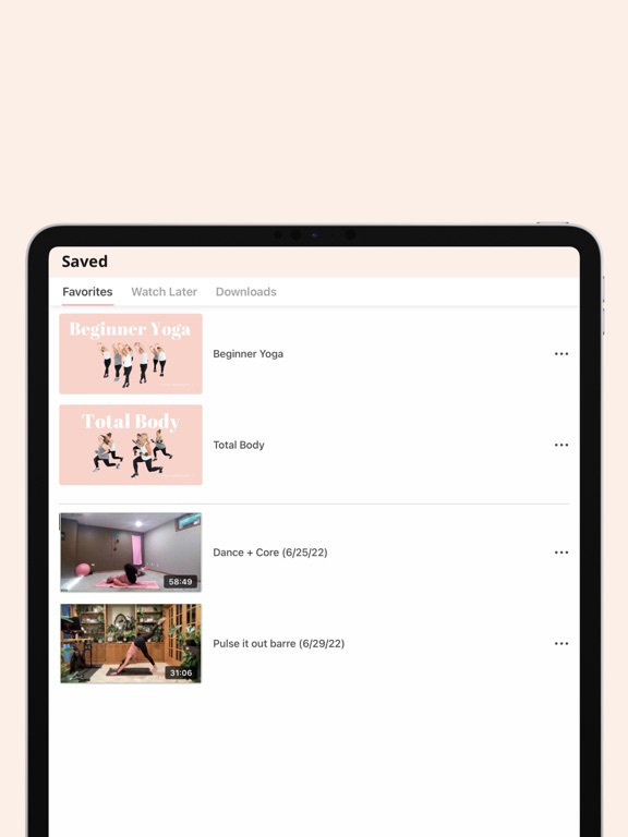 Sweat Inspire Sisterhood iPad screenshot