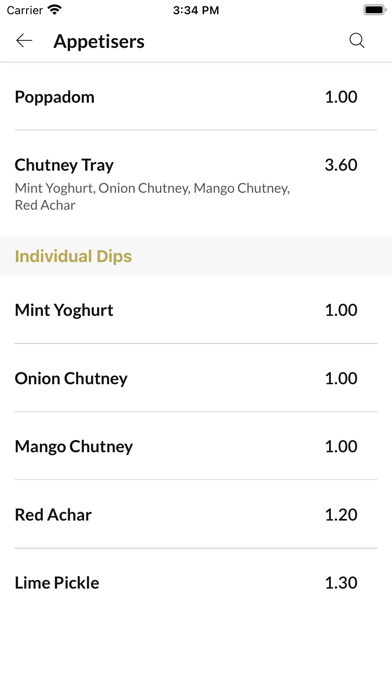 EFSI Indian Takeaway Screenshot