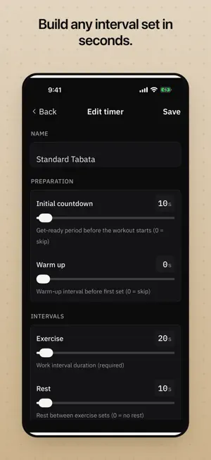 Workout Timer: Interval HIIT screenshot 3