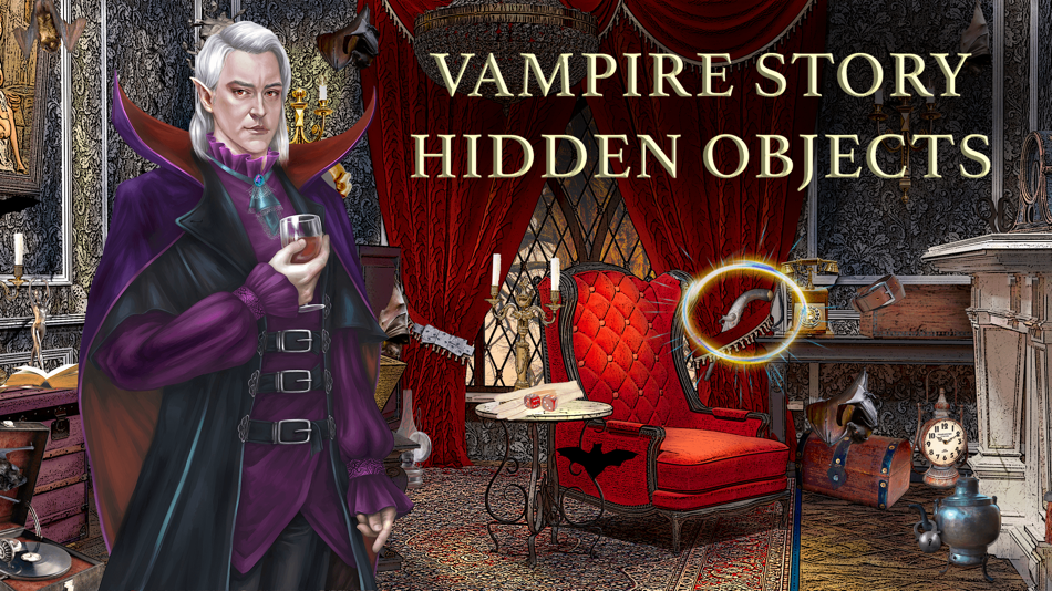 #1. Vampire Story: Hidden Objects (iOS) โดย: Crisp App Studio