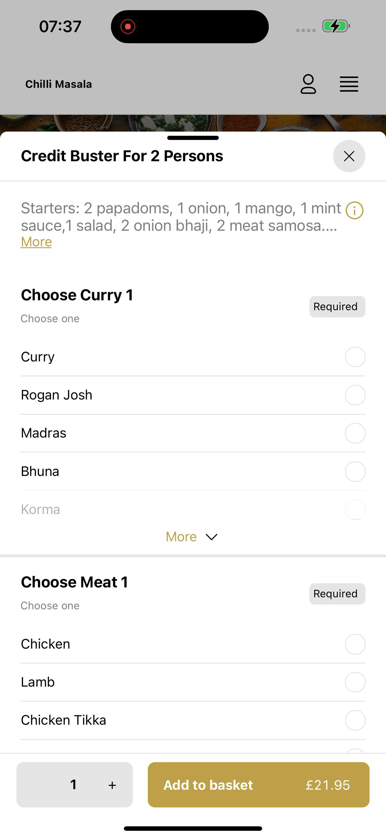 Chilli Masala UK screenshot 8
