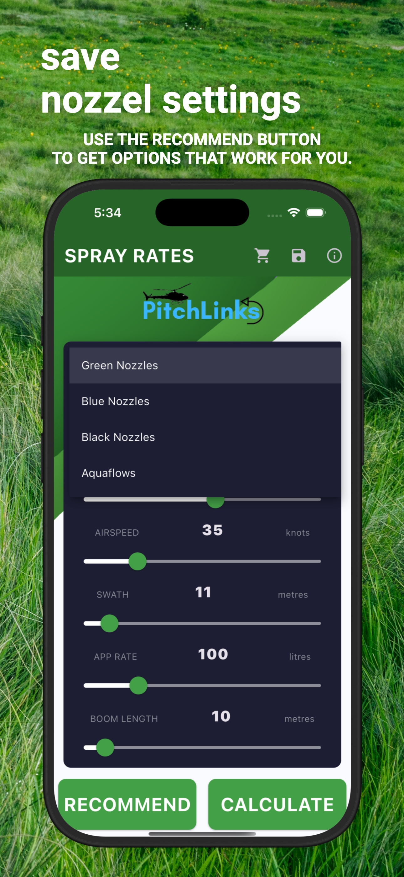 Spray Rates