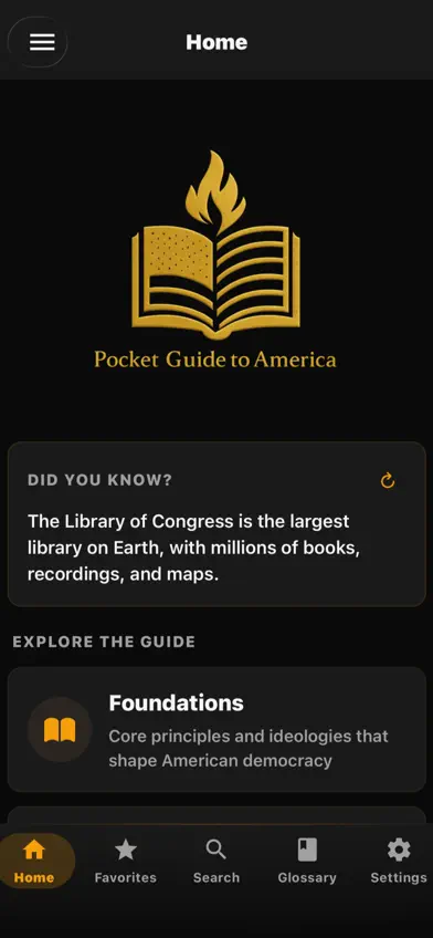 Pocket Guide to America screenshot 1