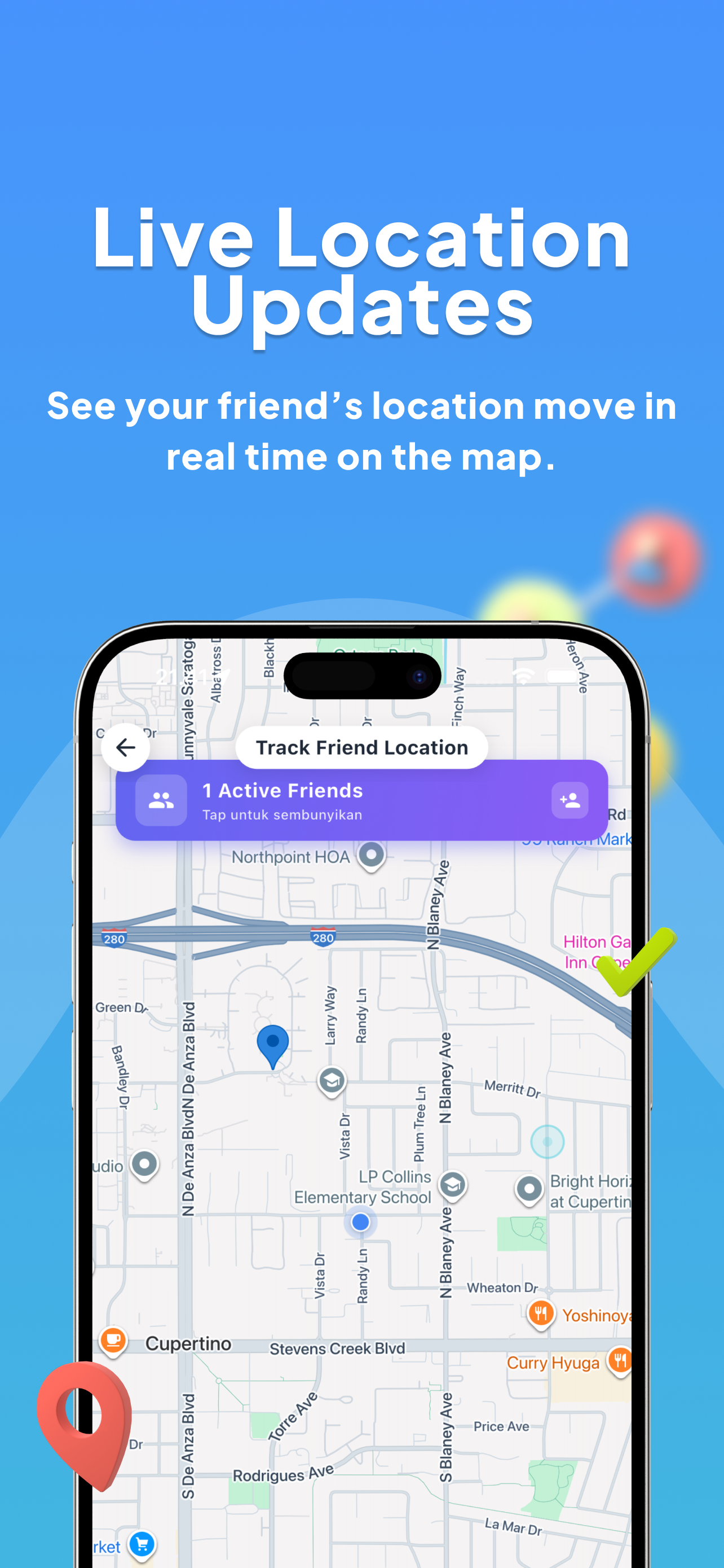 Track location: Findmyfriends screenshot 4