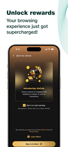 JioSphere: Web Browser screenshot