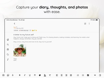 StoryPad: My Diary Journal iPad screenshot