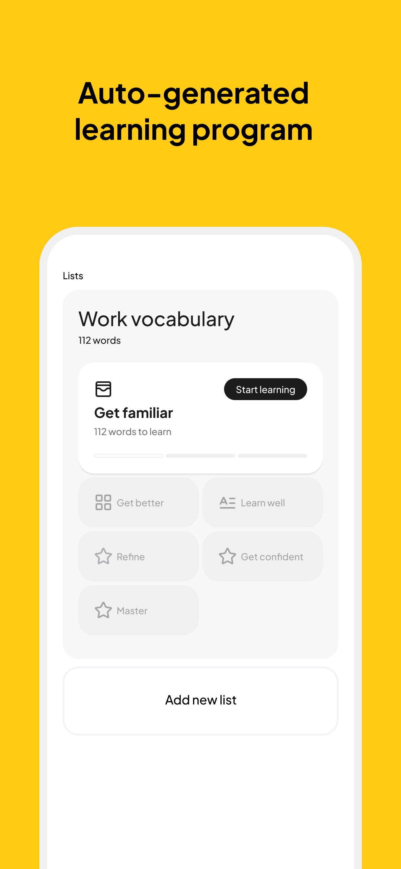 Woor. English vocabulary