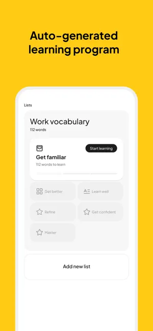 Woor. English vocabulary screenshot 4