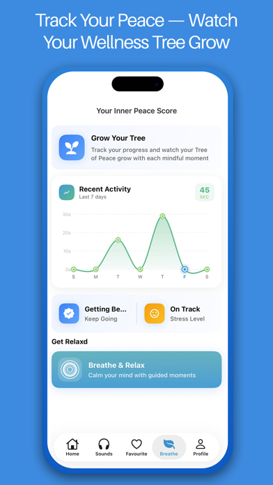 Heallift - Listen. Feel. Heal iPhone screenshot