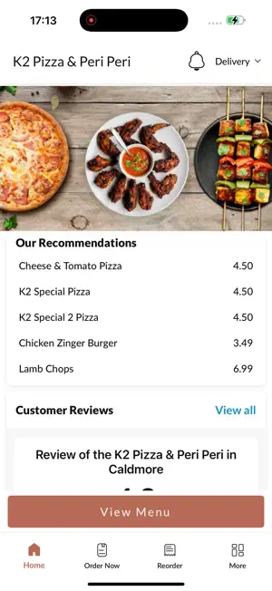 K2 Pizza & Peri Peri. screenshot 2