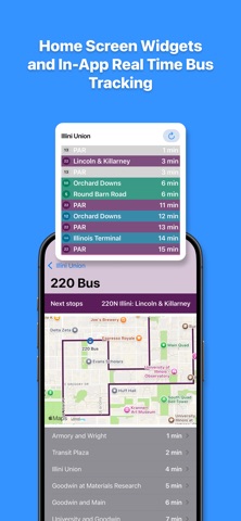 UIUC Bus screenshot