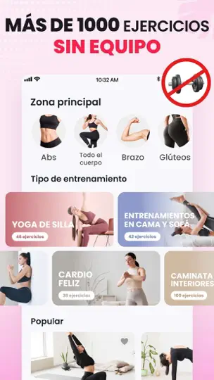 Captura de pantalla de ChillFit: Fitness En Casa en iPhone 6