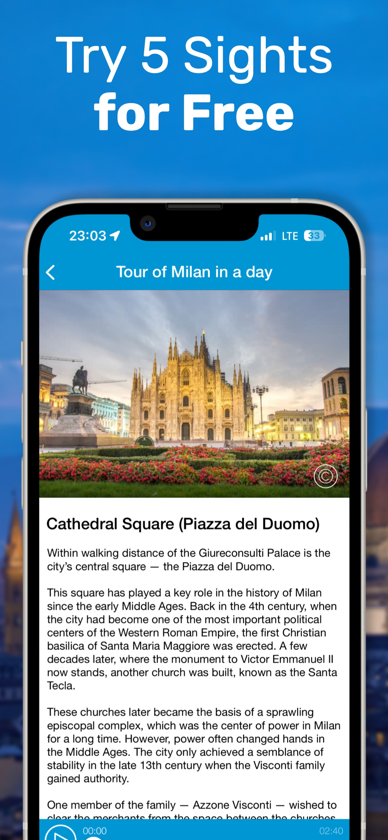 MILAN Audio Guide & City Tour screenshot 5