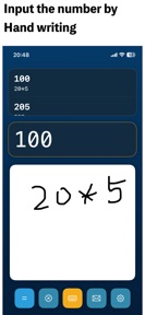 HandCal Handwriting Calculator screenshot