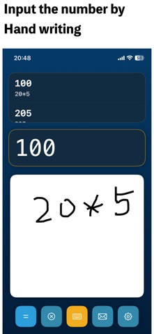 HandCal Handwriting Calculator Screenshot 1 of 3