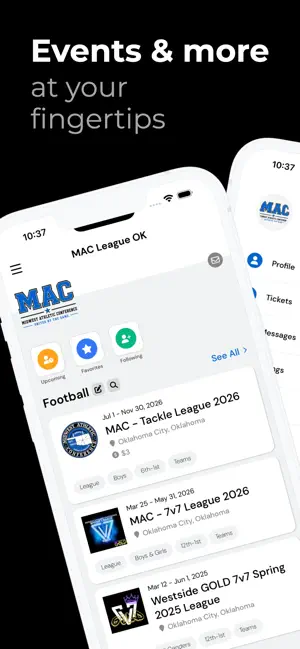 MAC League OK screenshot 1