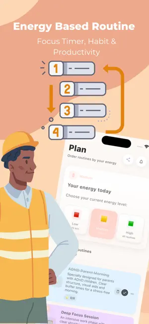 ADHD routine self‑organization screenshot 2