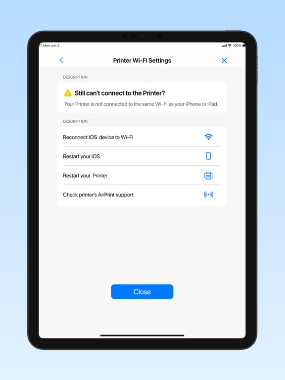 Printer & Documents Scanner iPad screenshot 8 - Utilities app