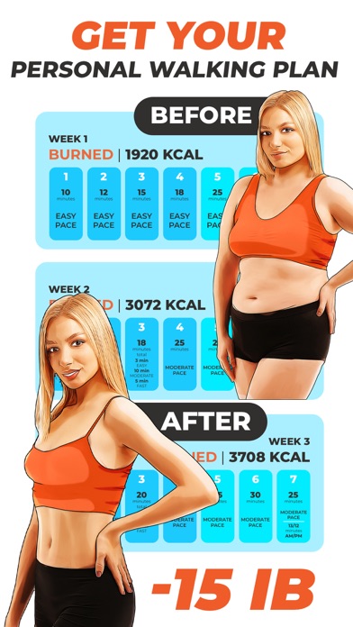 Walking & Weight Loss Tracker Screenshot
