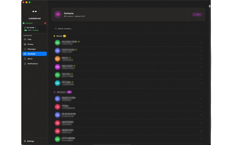 App screenshot