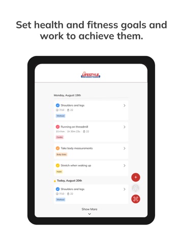 Lifestyle Performance Training iPad screenshot