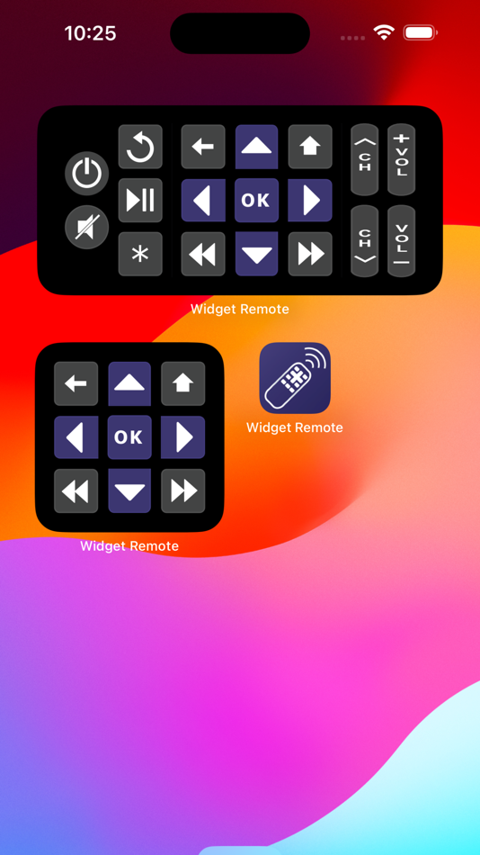 #1. Widget Remote for Roku (iOS) 由: John Benson