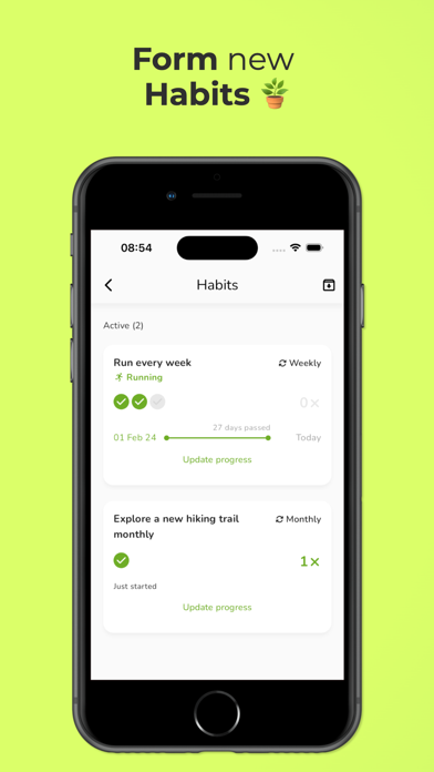 Day Tracker Journal Screenshot