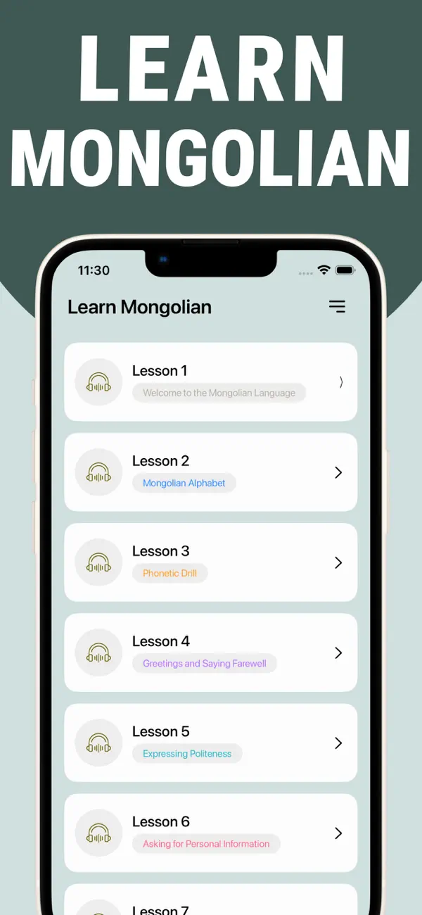 Screenshot #1 pour Fast - Speak Mongolian