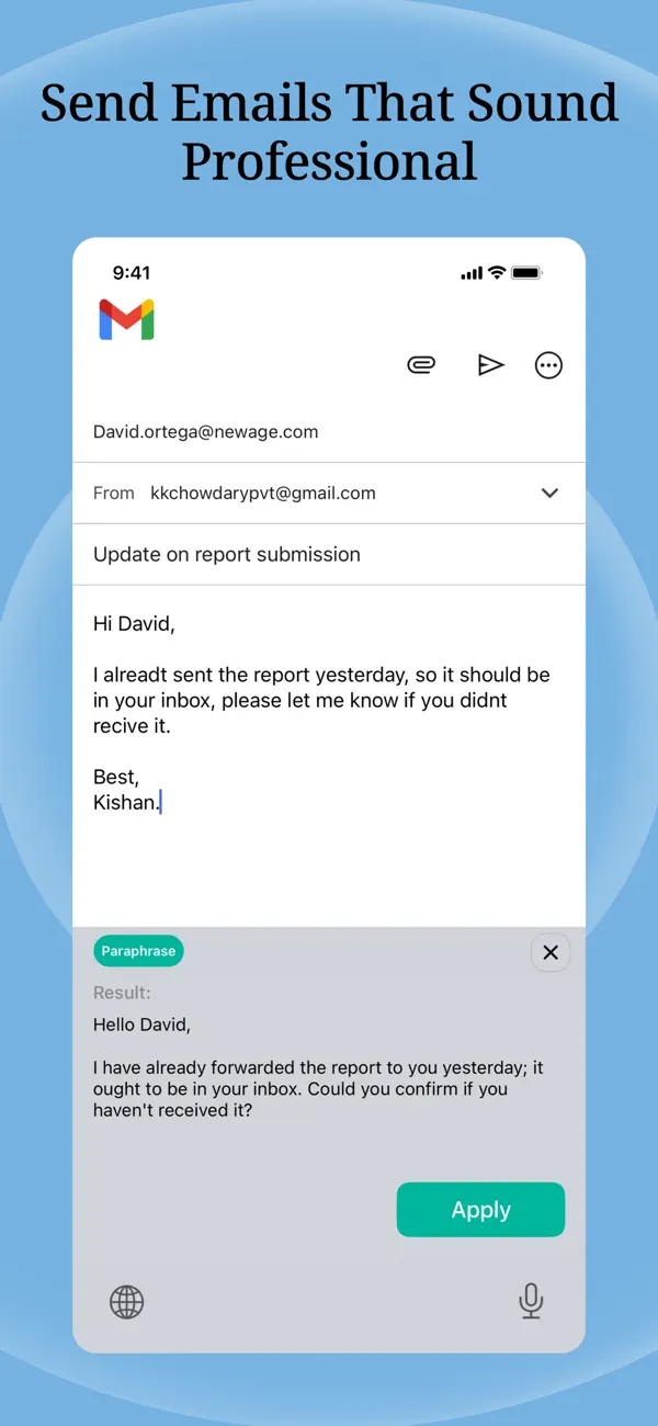 #6. Grammar AI Checker & Corrector (iOS) By: INVENTO ONE PRIVATE LIMITED
