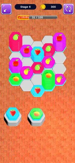 Hexa Merge Puzzle Sorting Game screenshot 4