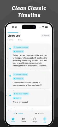 Vibers Log screenshot
