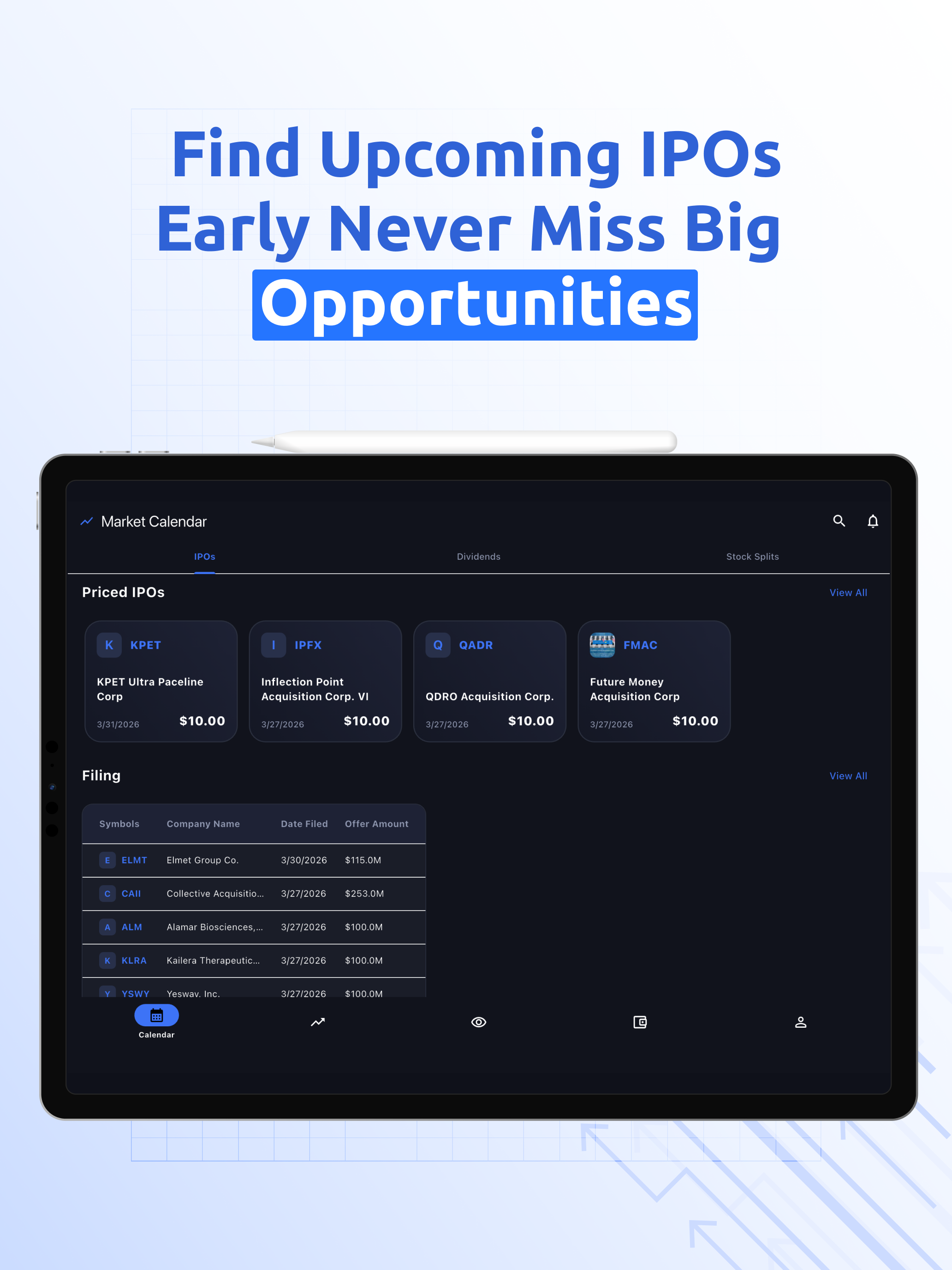 Stock Simulator & IPO Tracker