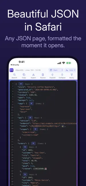 Structly - JSON Formatter screenshot 2