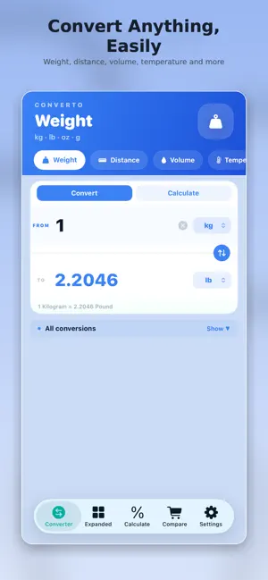 Converto - Units Converter screenshot 1