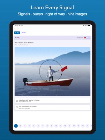 Boat Theory Test Switzerland iPad screenshot