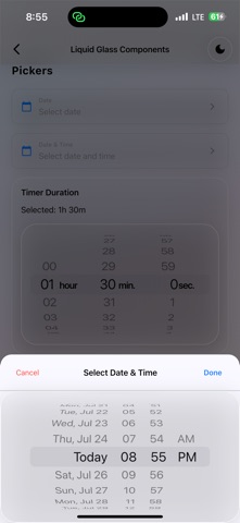 Flutter Liquid Glass Kit Screenshot 1 of 10