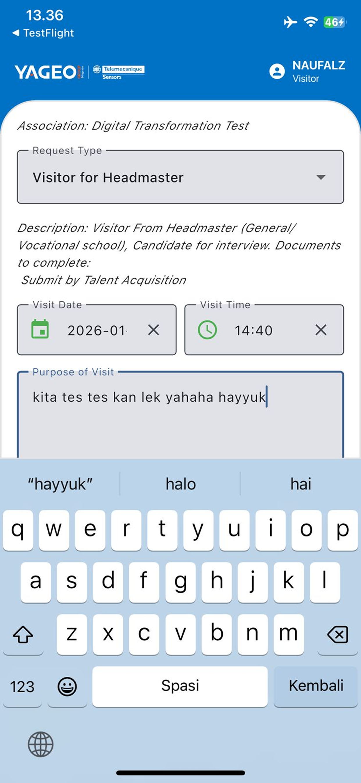 VMS Yageo TMSS Indonesia screenshot 5