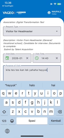 VMS Yageo TMSS Indonesia screenshot