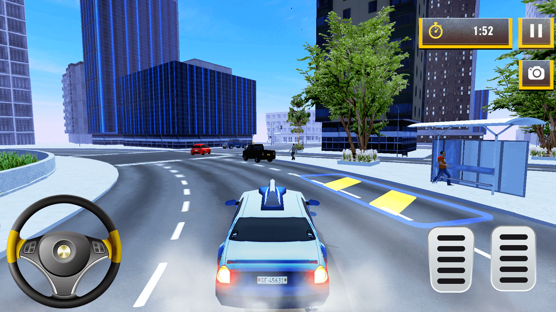 Taxi Driving 3D screenshot 2