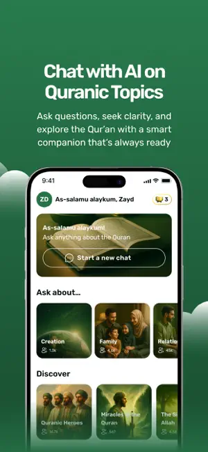 Noor Quran: Prayer Times iPhone screenshot 3