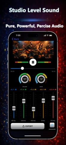 Volume Booster • Bass Booster iPhone screenshot