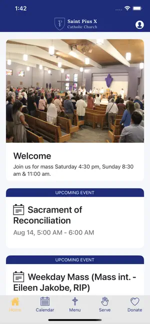 St. Pius X Catholic Parish screenshot 1