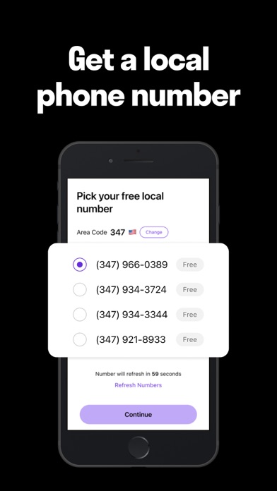 TextNow: Call + Text Unlimited iPhone screenshot 3 - Social Networking app