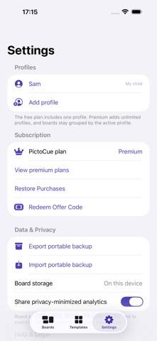Visual Schedule: PictoCue iPhone screenshot