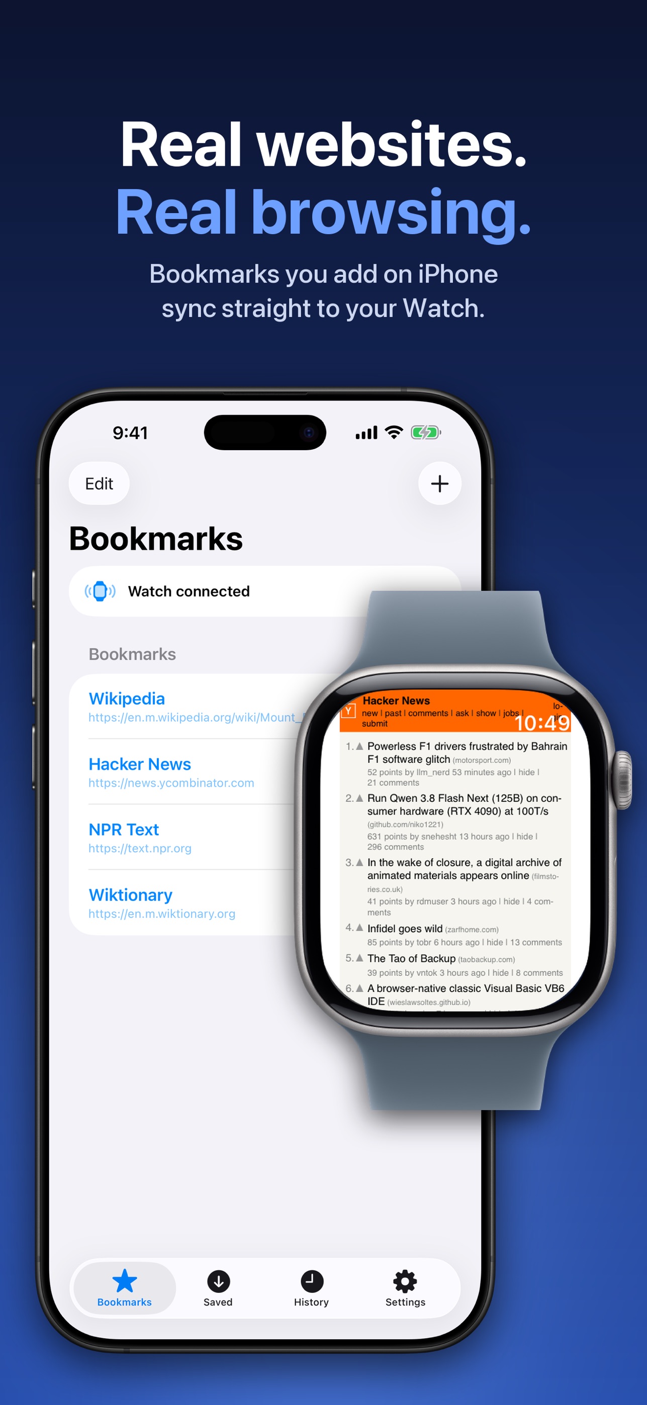 Screenshot 3 of Watch Web Browser - Wristly