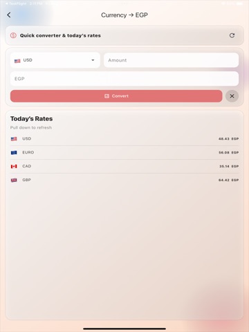 Egyptian Masri Translator iPad screenshot