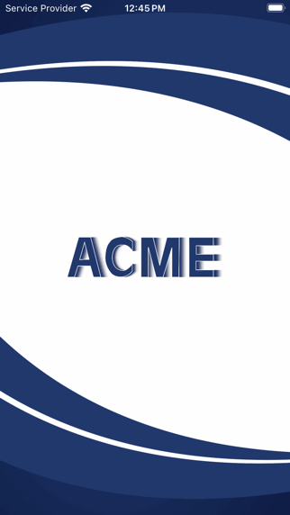 Acme Continental Credit Union Screenshot